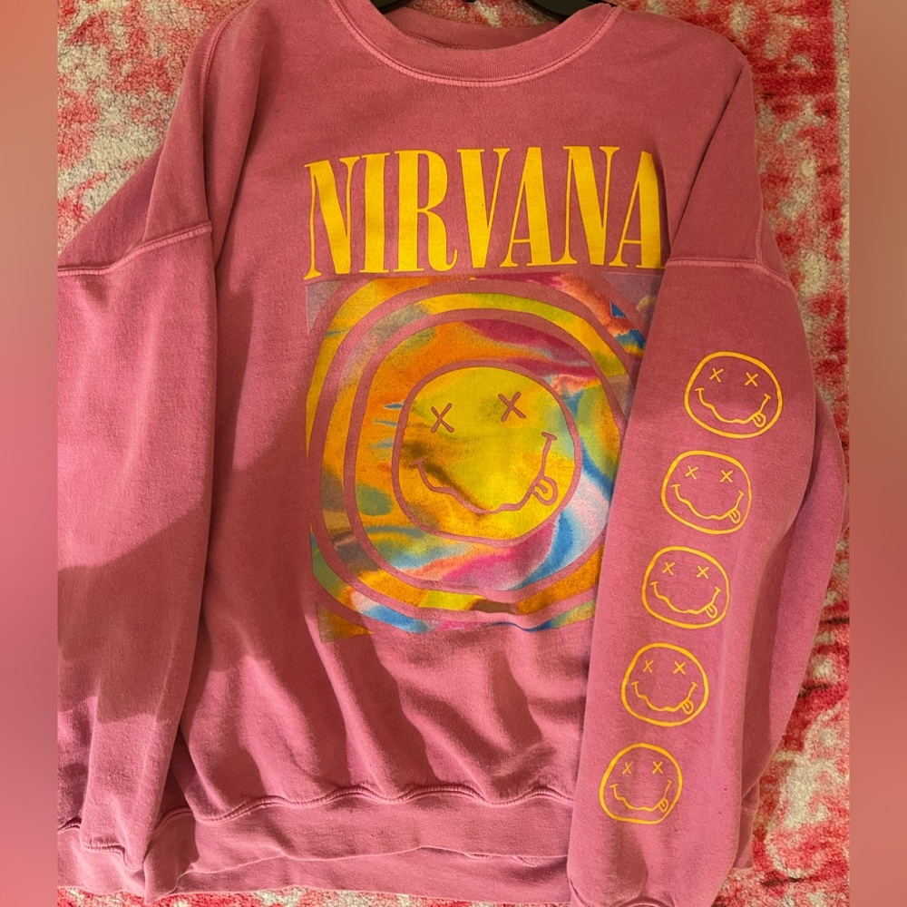 urban outfitters nirvana sweatshirt!